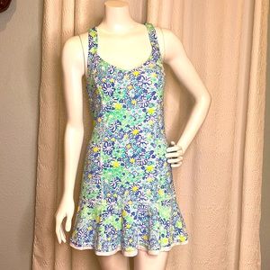 Lilly Pulitzer Luxletic Meryl Tennis Dress in Blue Haven Biancas Love XS